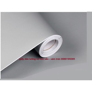 (tặng dụng cụ dán) cuộn 10m giấy dán tường đơn sắc