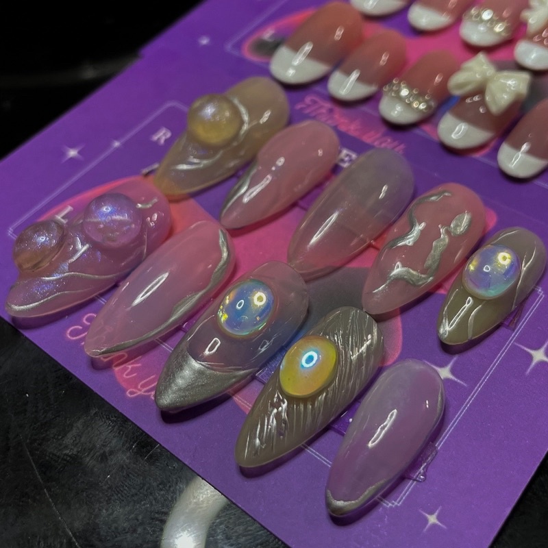 NAILBOX THIẾT KẾ NGỌC NHIỀU MÀU - KHOCUAMEI