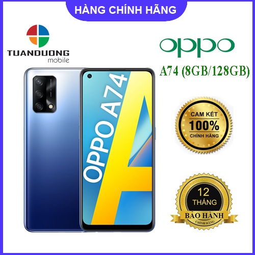 [Mã SKAMA07 giảm 8% đơn 250k]Điện thoại OPPO A74 (8GB/128GB) Hàng Chính Hãng