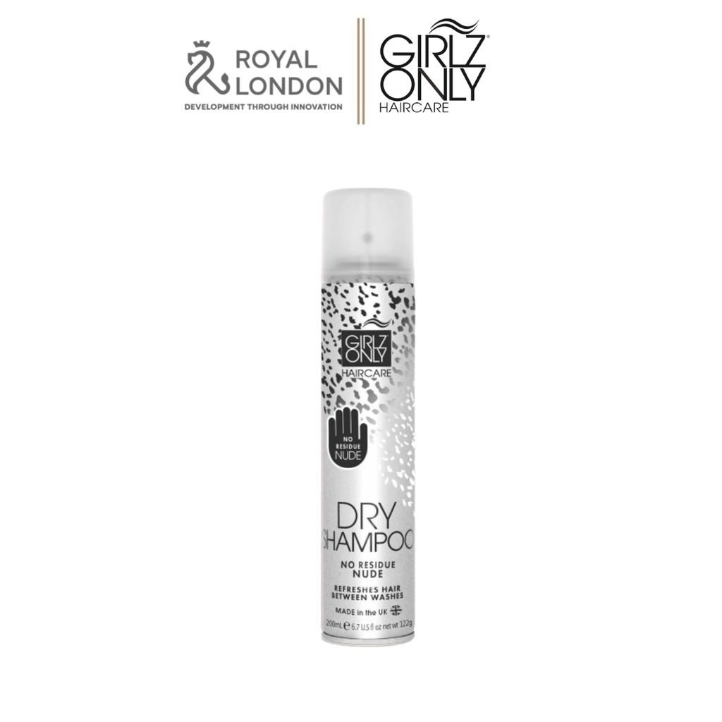 Combo 2 Dầu Gội Khô Dry Shampoo Girlz Only Thơm mát Party Nights & No Residue Nude