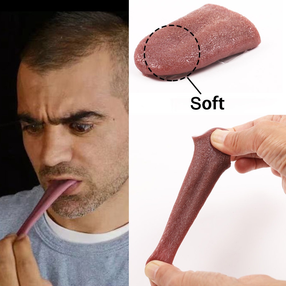 Đồ Chơi Mô Phỏng Hình Lưỡi Giả Ma Thuật Kinh Dị Halloween