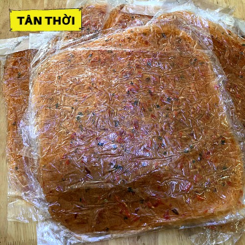 1KG Bánh tráng đỏ dẻo tôm Tây Ninh loại mới đặc biệt - ăn vặt ngon