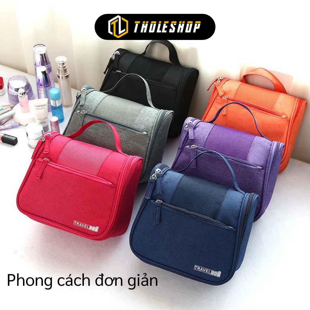Túi Đựng Mỹ Phẩm - Túi Đựng Đồ Trang Điểm Du Lịch Đa Năng Có Móc Treo TravelBag 7919