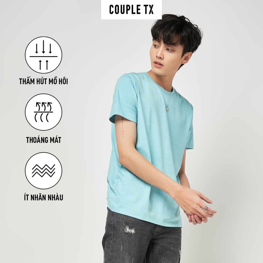 Áo Thun Cổ Tròn Basic Nam Couple TX MTS 1096