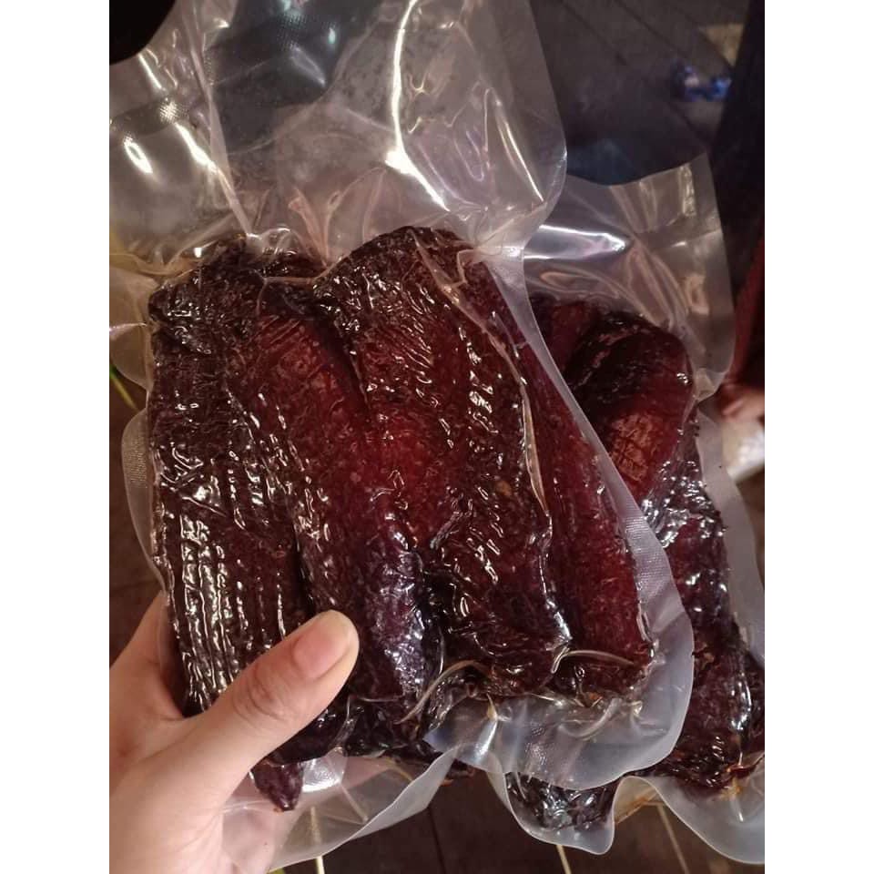 Thịt Trâu Gác Bếp Tây Bắc gia truyền người Thái, thịt trâu sấy khô thơm ngon chuẩn vị, có tặng kèm chẩm chéo