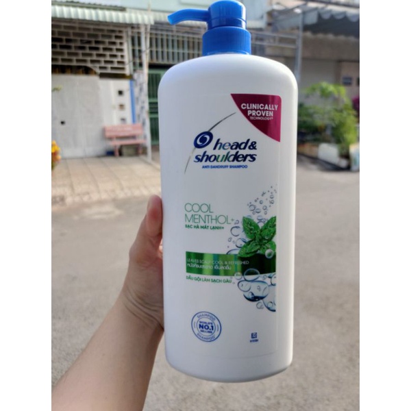 [ Date 2024] Dầu gội đầu Head &amp; Shoulder bạc hà mát rượi / da đầu ngứa 1200ml