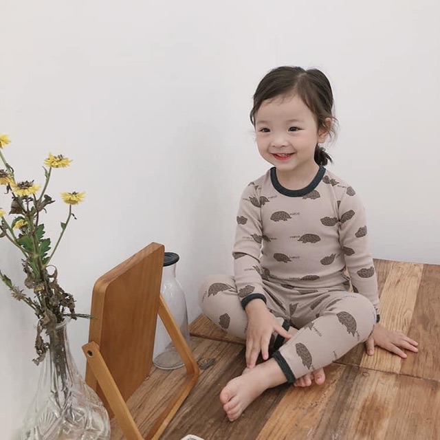 Bộ thu đông dài tay cho bé gái/ trai Ambb Kids - Hàng Trung Quốc cực đẹp (kèm clip, ảnh thật)