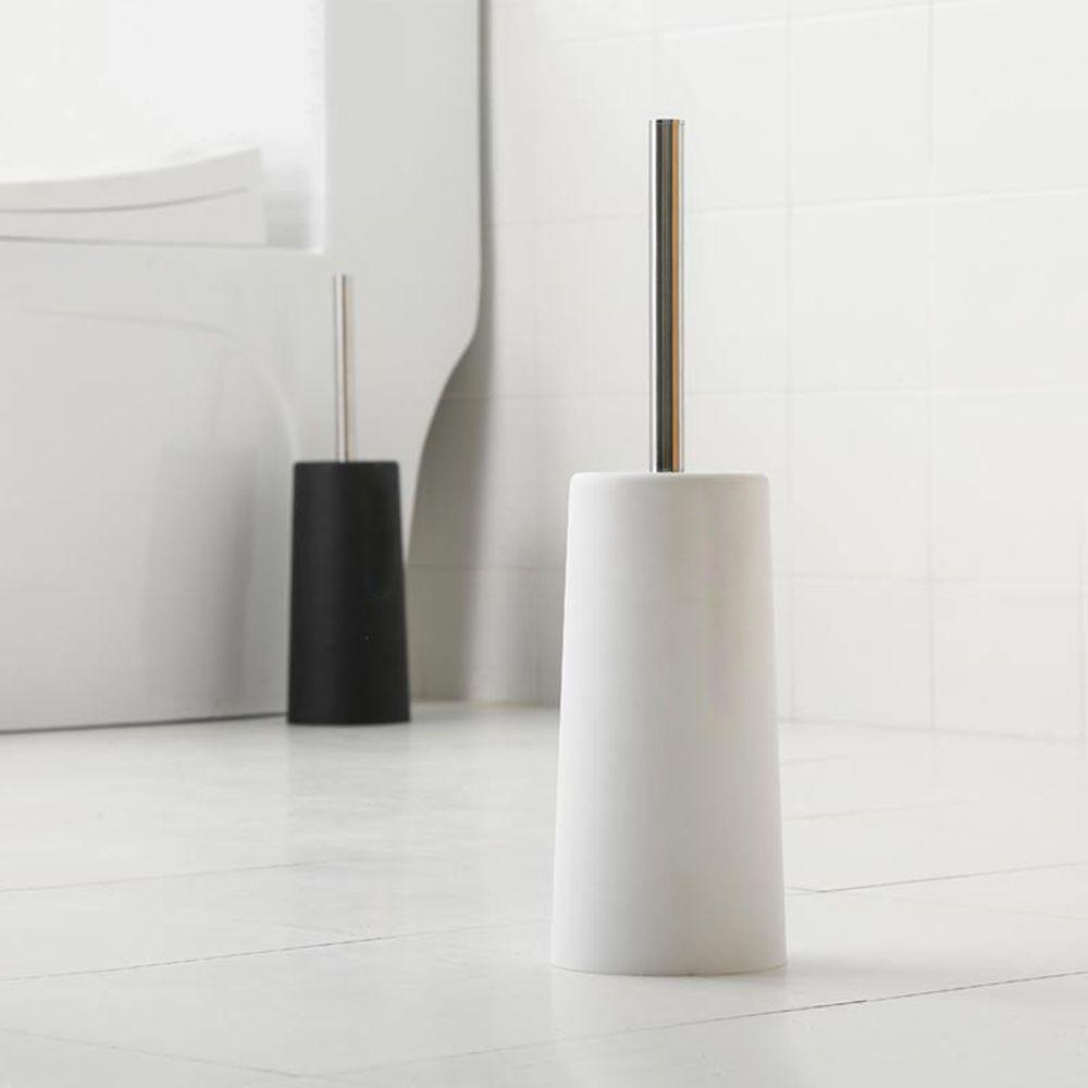 Bộ Giá Đỡ Bàn Chải Chà Toilet Bằng Thép Không Gỉ Với Tay Cầm Dài Tiện Dụng