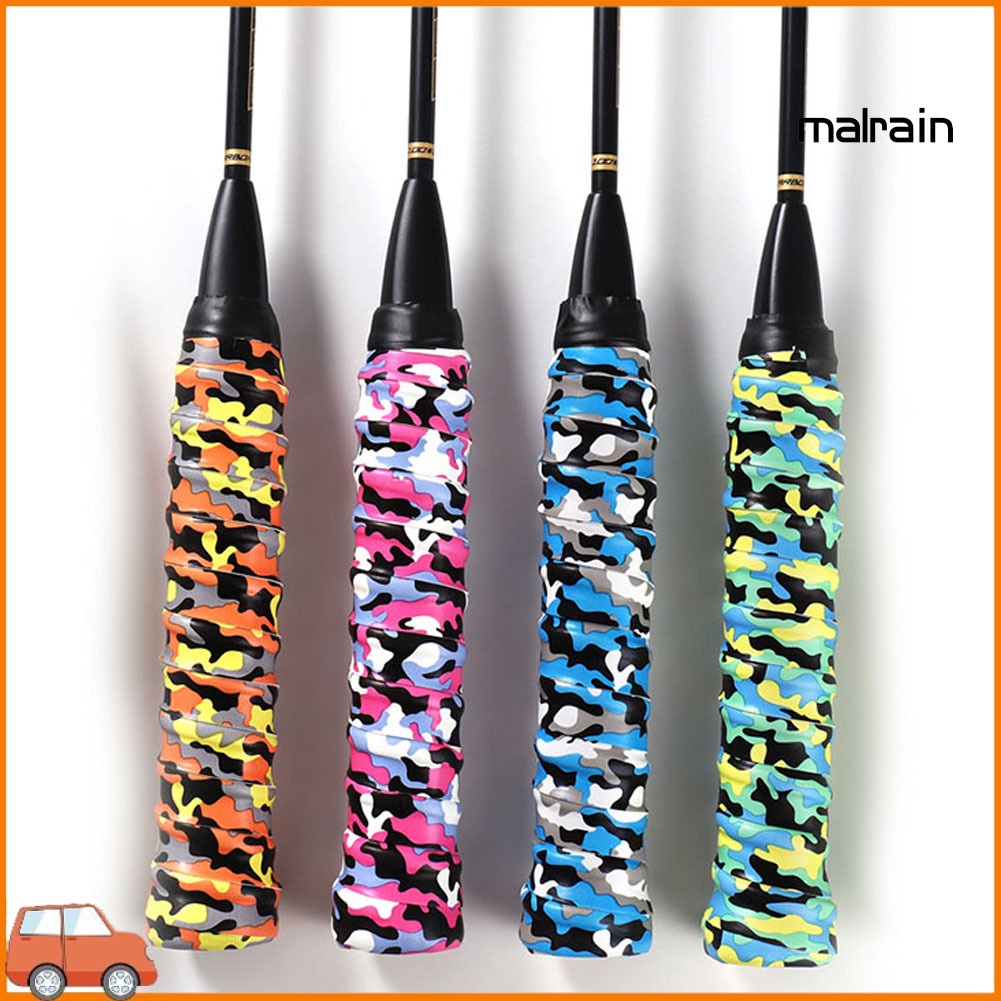Vỏ Bọc Tay Cầm Vợt Cầu Lông/Tennis Họa Tiết Rằn Ri Chống Trượt Tiện Lợi