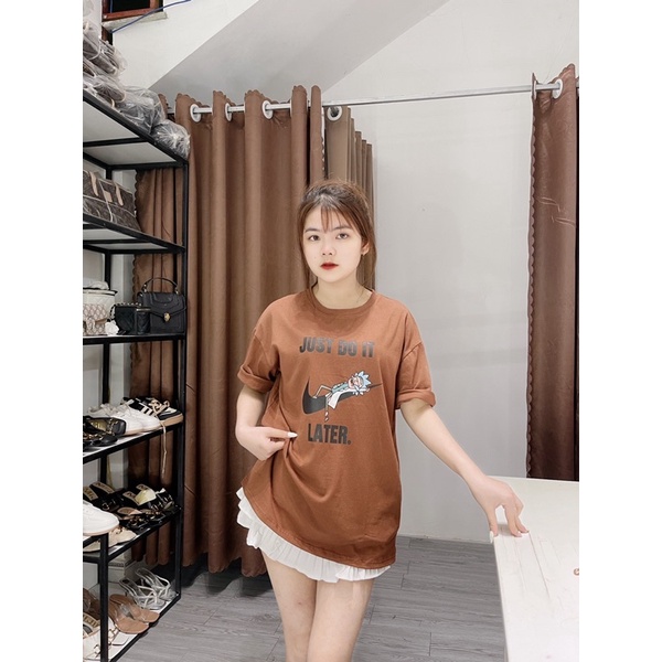 Áo phông 3158 cotton khô form giấu quần
