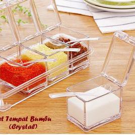 Set 4 Hộp Đựng Gia Vị Trong Suốt Tiện Lợi Cho Nhà Bếp | BigBuy360 - bigbuy360.vn