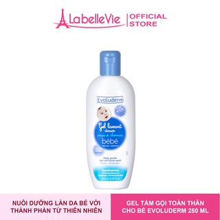 Sữa tắm gội trẻ sơ sinh Bebe Evoluderm 250ml pháp