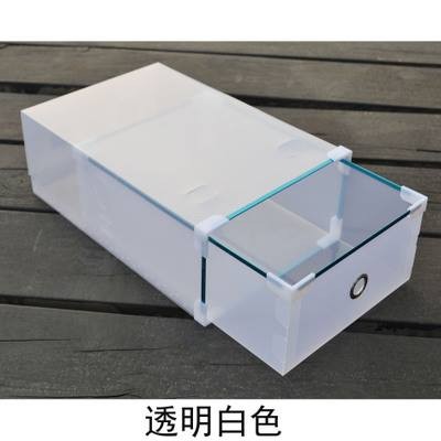 Hộp đựng giày side nữ và nam trong suốt loại hộc kéo có khung sắt bo