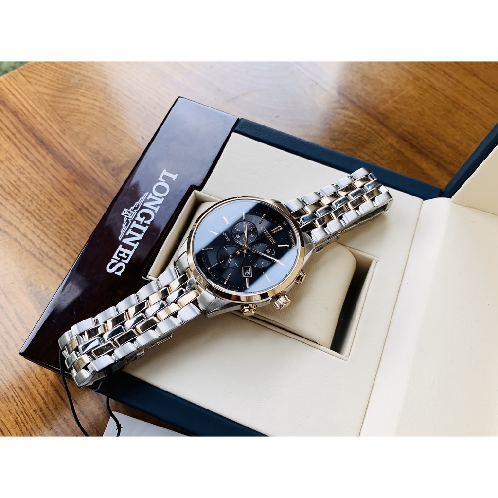 Đồng hồ nam chính hãng Citizen Eco-Drive -AT2146-54E - Made in Japan- Máy pin năng lượng ánh sáng - Kính Sapphire