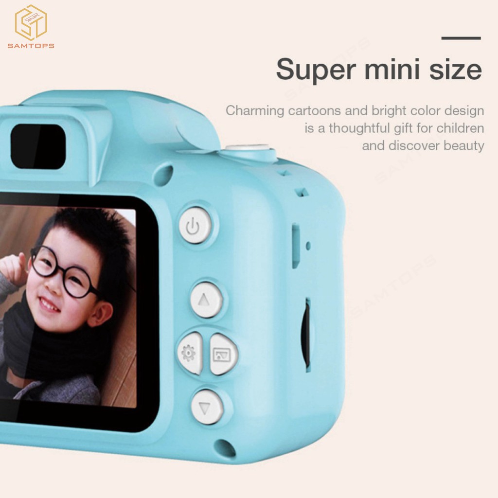 Máy Ảnh Kỹ Thuật Số Mini Hd 1080p 2.0 Inch Cho Bé