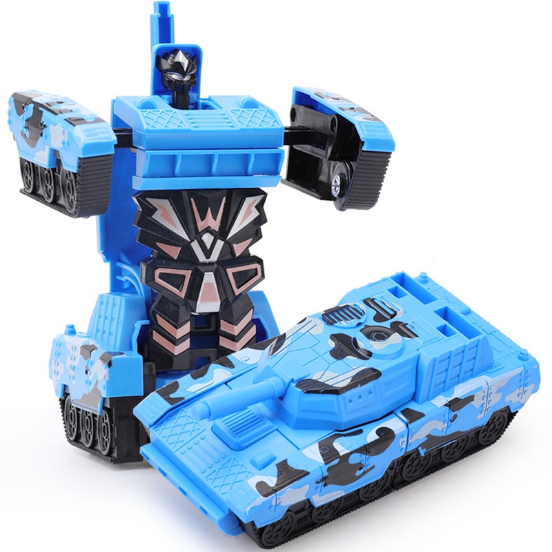 Đồ Chơi Trẻ Em Xe Tăng Mô Hình Biến Hóa Robot Dành Cho Bé