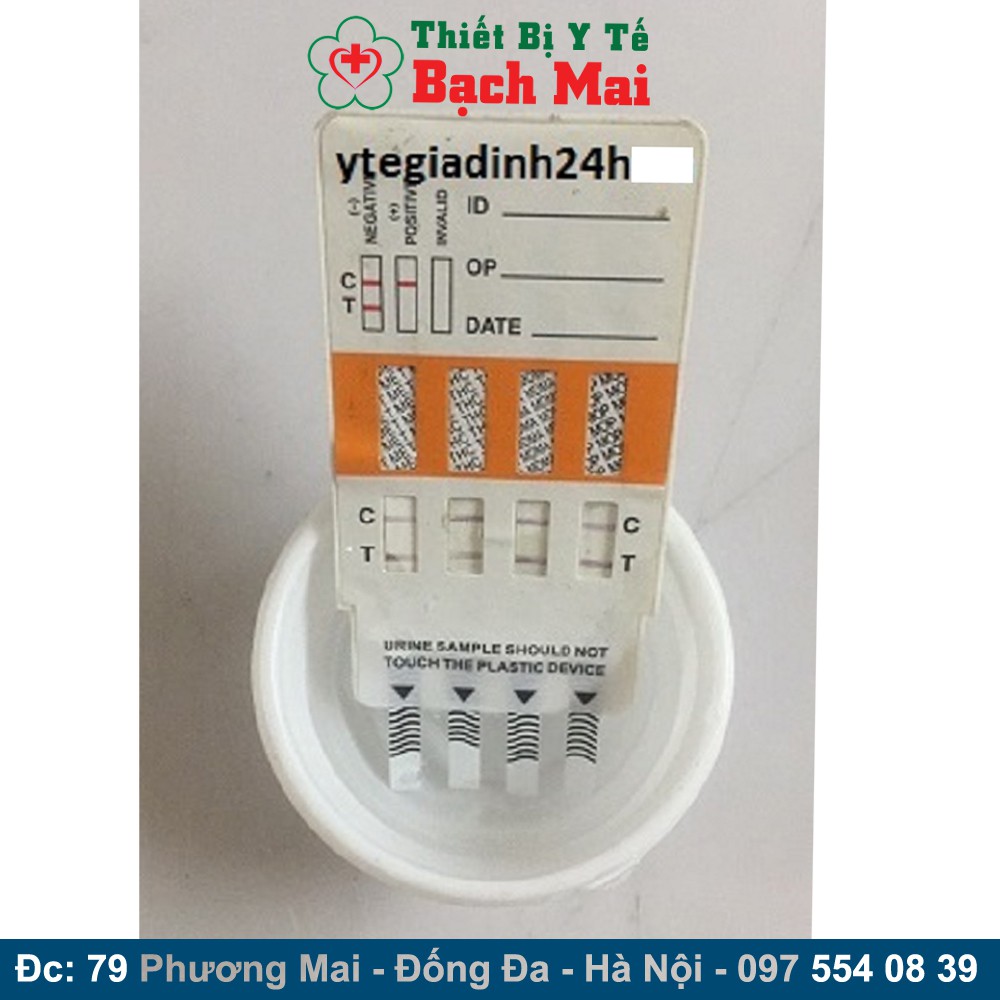 Que Thử Ma Túy Tổng Hợp - Que Thử 4 Chất Gây Nghiện - Test Thử Ma Túy Các Loại