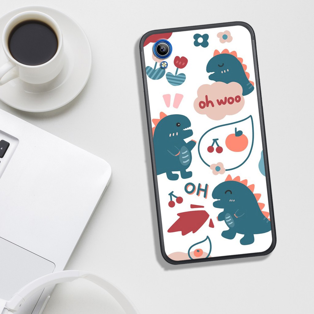 ỐP LƯNG  VIVO Y51/Y91C, IN HÌNH CHÚ KHỦNG LONG SIÊU CUTE PHO MAI.