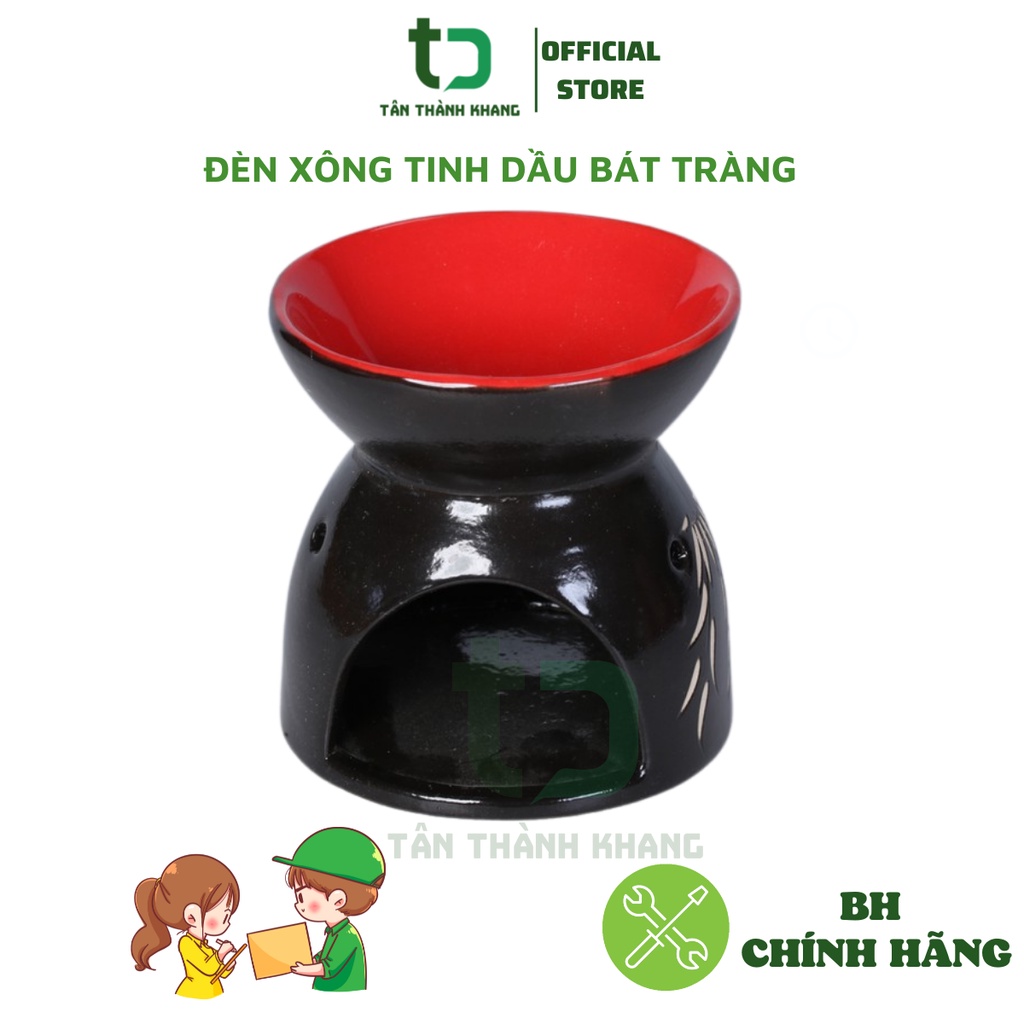 Xa Kho Đèn Xông, Đốt, Khuếch Tán Tinh Dầu Bát Tràng Dùng Nến - Hình Ly Cafe Tuyệt Đẹp .