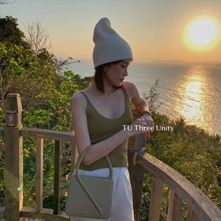 Áo dệt dây cổ tim d2288 , peace house clothing