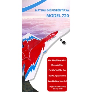 Máy bay điều khiển từ xa - MODEL 720 Siêu Bền, Bin Khỏe, Tầm Xa 500-700m, Tốc Độ 60km/h