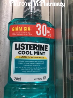 Nước súc miệng listerine 250ml