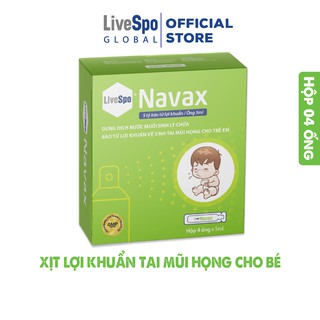 Nước muối sinh lý chứa bào tử lợi khuẩn LiveSpo Navax