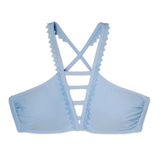 Bikini hai mảnh xanh thiên thanh, chống nóng, SPF50+, giãn 4 chiều, UV100protect lỗi lót trong | BigBuy360 - bigbuy360.vn