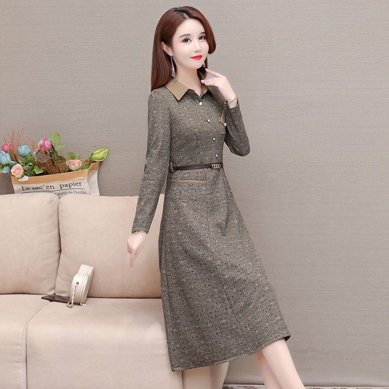 Đầm Dài Vừa Vặn Thời Trang Mùa Xuân Cao Cấp Phong Cách Mới 2022 Dành Cho Nữ Trung Niên