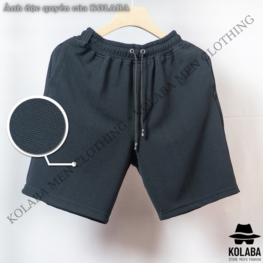 [Free Ship 50K] Quần Short Nam Nữ KOLABA  Chất liệu Li-Nen cao cấp co giãn thoáng mát QS05