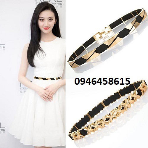 thắt lưng, dây nịt ADELINE thiết kế mới nhất STYLE Hàn quốc