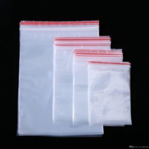 1 Kg túi zip chỉ đỏ nhiều size