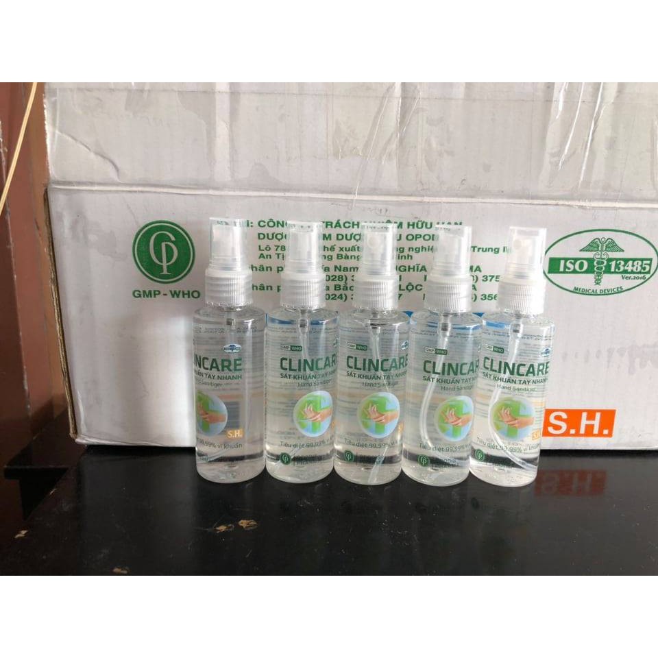 Nước rửa tay Clincare SH 70ml