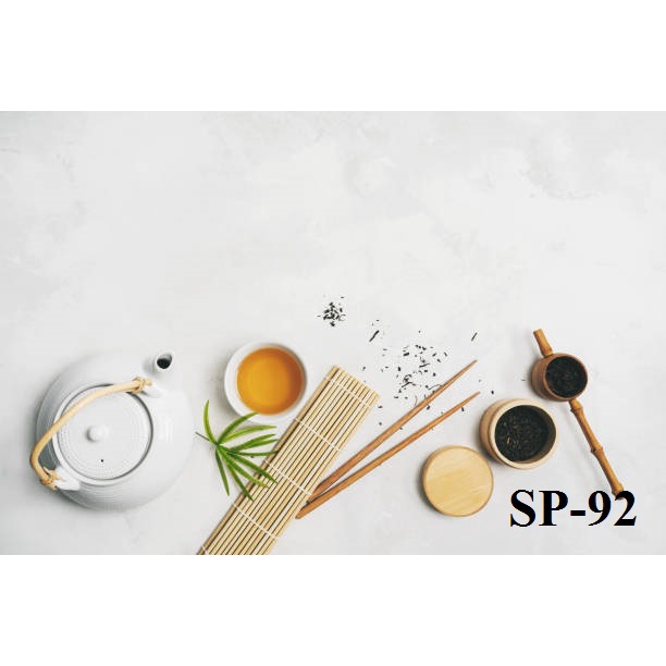 Phông Nền Chụp Ảnh Sản Phẩm Bánh Kẹo Trà Đạo Mỹ Phẩm Trà Xanh 5D