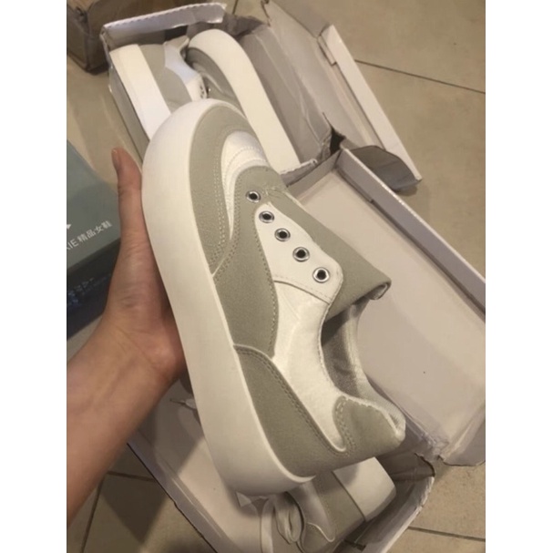 ( Video - Ảnh thật - SẴN SIZE 37) Giày nữ thể thao - giày rose blackpink - đế bánh mỳ 4cm | BigBuy360 - bigbuy360.vn