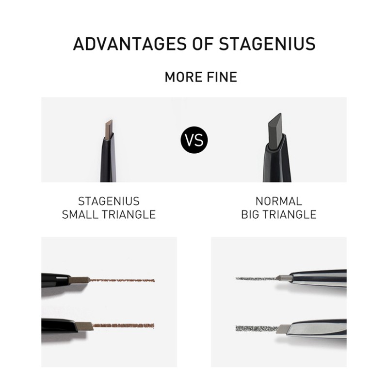 [Hàng mới về] Bút kẻ lông mày 2 đầu chống nước không nhòe dễ lên màu | BigBuy360 - bigbuy360.vn