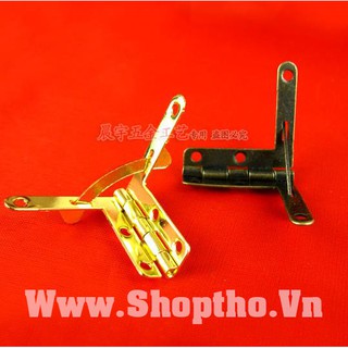 Bản lề chữ Thất - màu đồng (set 10 cái)