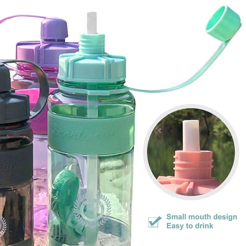 KUNHEV Bình Nước Dung Tích Lớn 600-2000ML Có Ống Hút Tiện Dụng