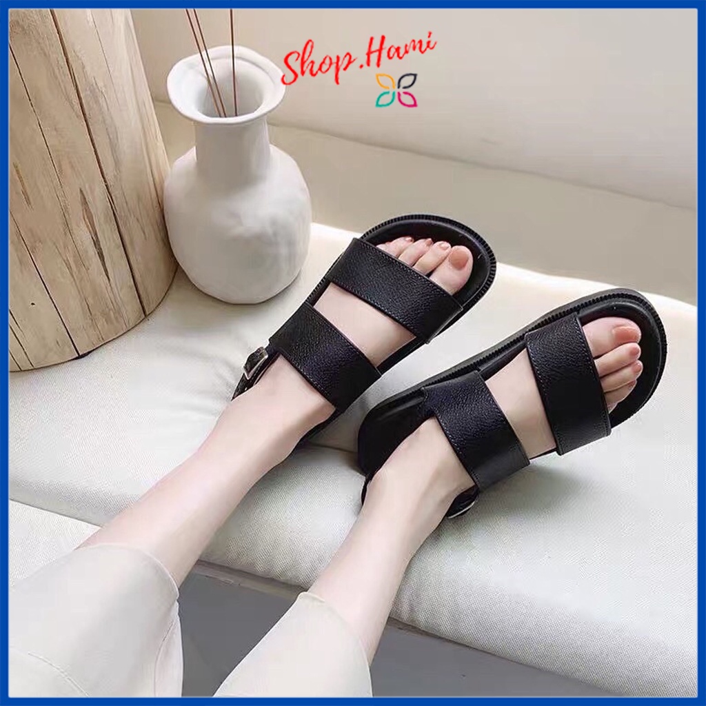 SANDAL NỮ QUAI NGANG ĐI MƯA THOẢI MÁI SHOP HAMI D21