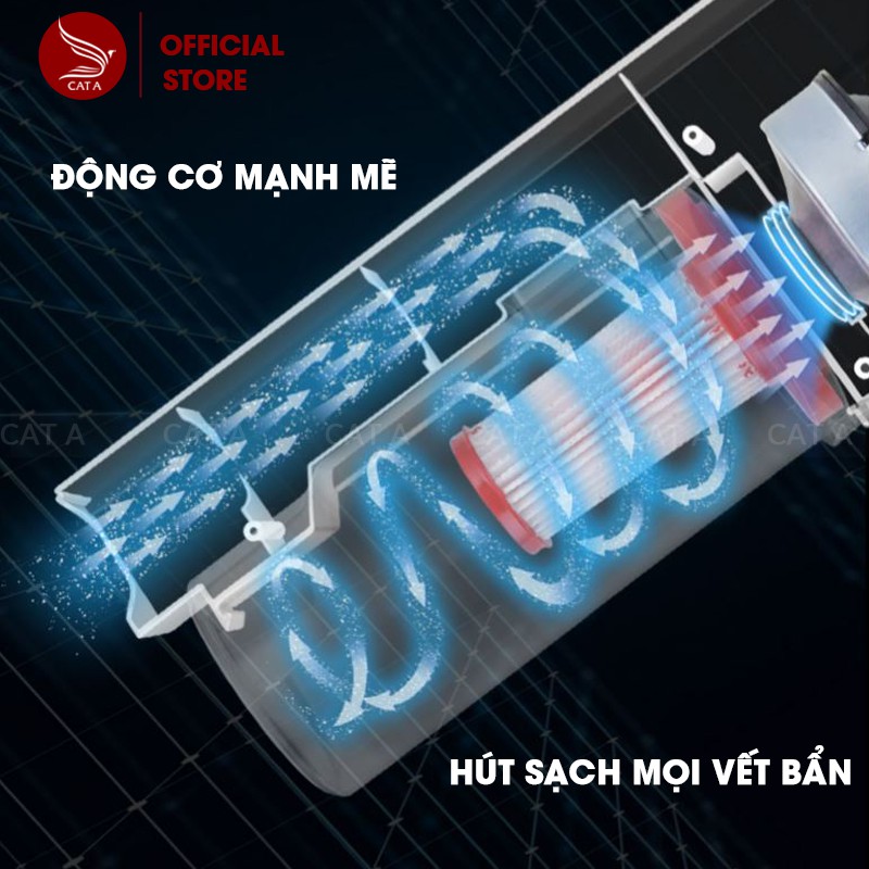 Máy hút bụi gia đình cầm tay CÁT Á 2 Trong 1 Thế Hệ Mới - Hút sạch mọi vị trí, có thể tháo rời [BH Chính hãng] | BigBuy360 - bigbuy360.vn