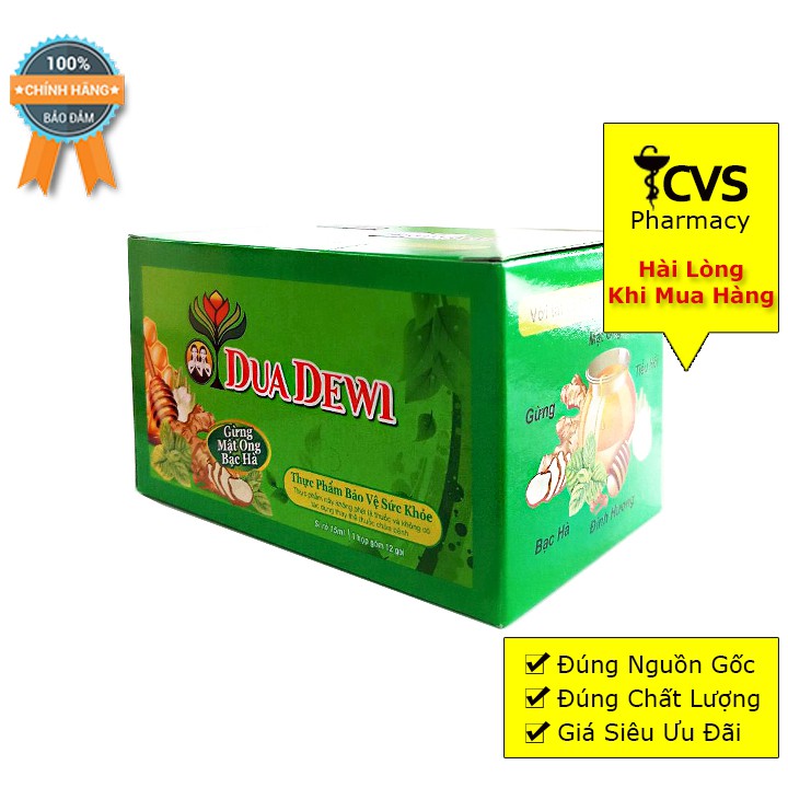 DuaDewi siro hỗ trợ giảm các triệu chứng cảm Dua Dewi (Hộp 12 gói) | BigBuy360 - bigbuy360.vn