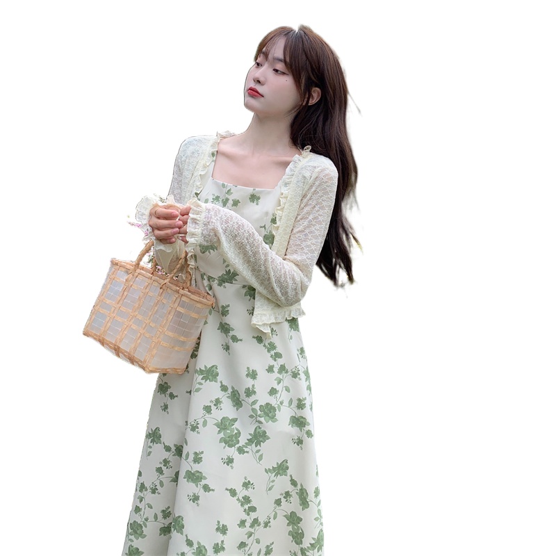 Đầm Perty in hoa thiết kế mới thời trang hè xinh xắn cho nữ