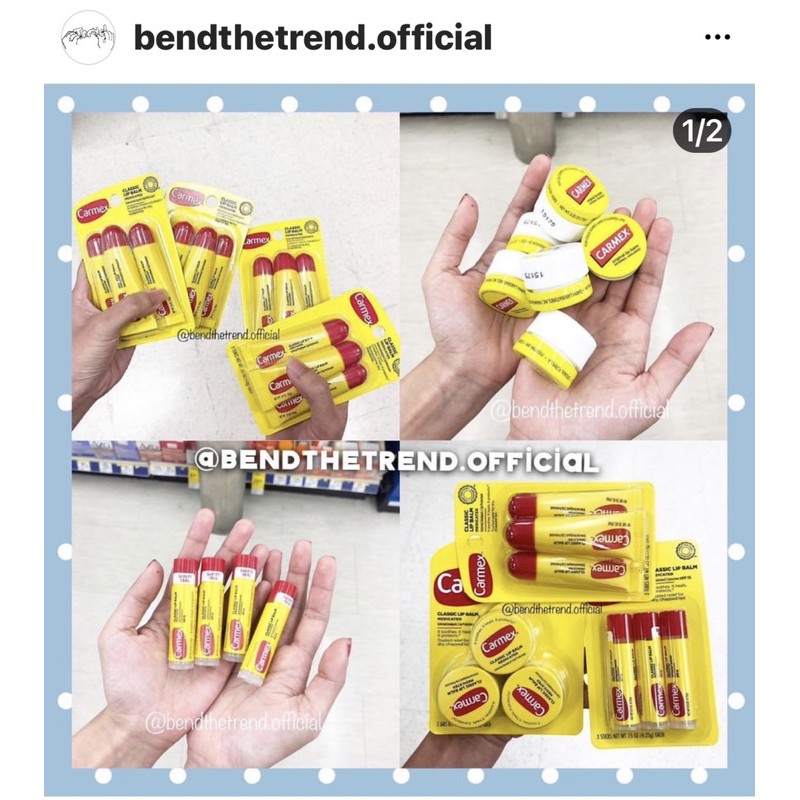 Son dưỡng Carmex bill Mỹ