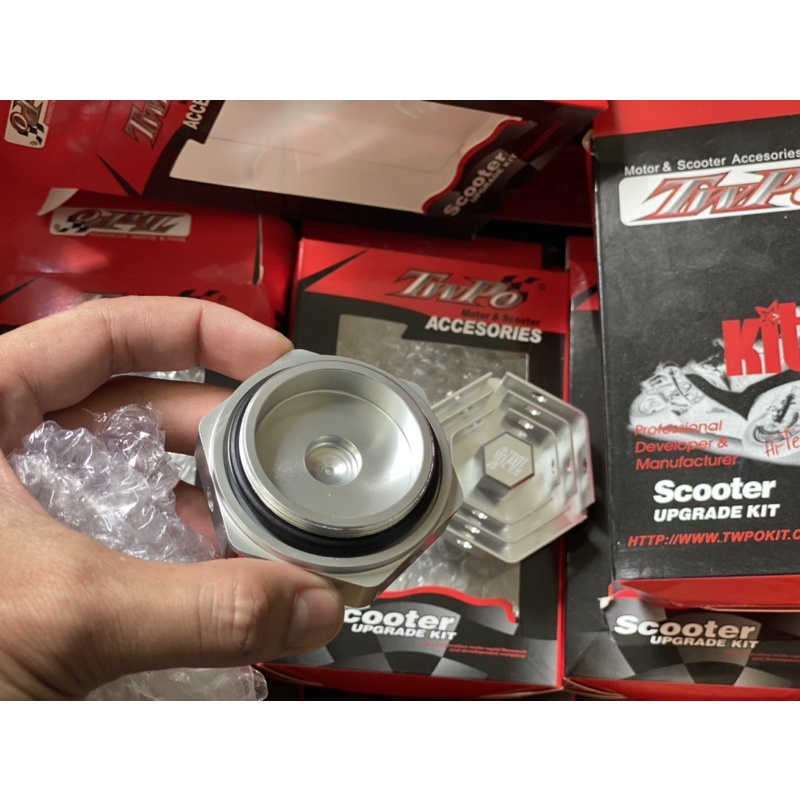 Bộ nắp Cò Twpo Cnc tản nhiệt Yamaha Mio / Cuxi /Sirus / Jupiter