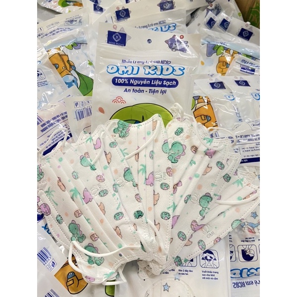 Khẩu trang cua trẻ em 4-12t gói 10c