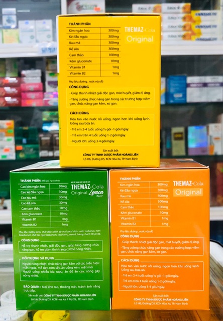 Bột sủi thanh nhiệt giải độc gan Themaz Cola Original - 10 gói | BigBuy360 - bigbuy360.vn