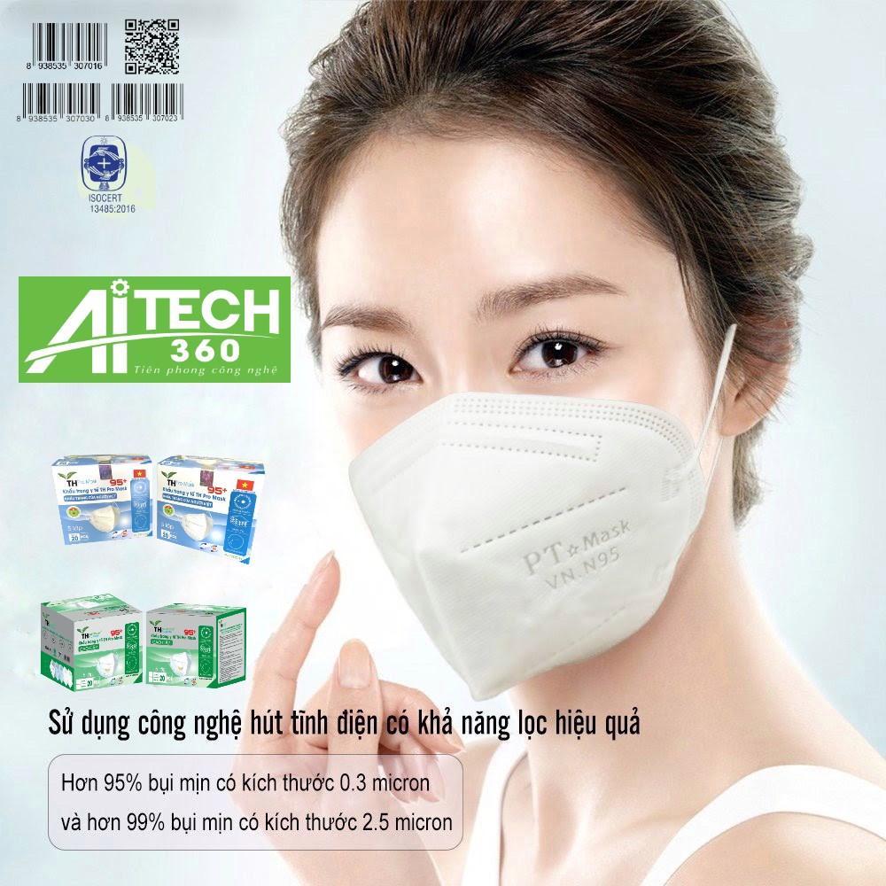 Khẩu trang kháng khuẩn N95 cao cấp, kháng khuẩn tuyệt đối với 5 lớp , 𝐇𝐎̣̂𝐏 𝟐𝟎 𝐂𝐀́𝐈