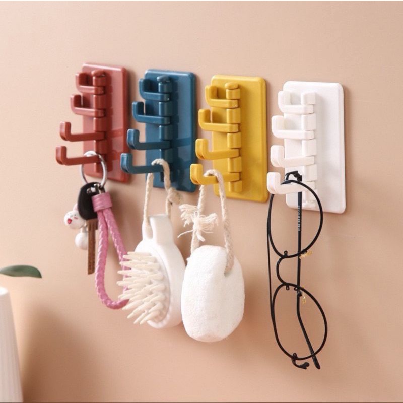 MÓC TREO ĐỒ 4 NHÁNH MINI (SET 2C)