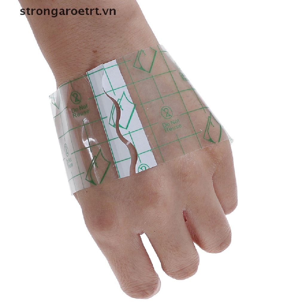 Bộ 10 miếng dán che vết thương co giãn trong suốt chống nước