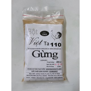 Bột gừng bột việt ta